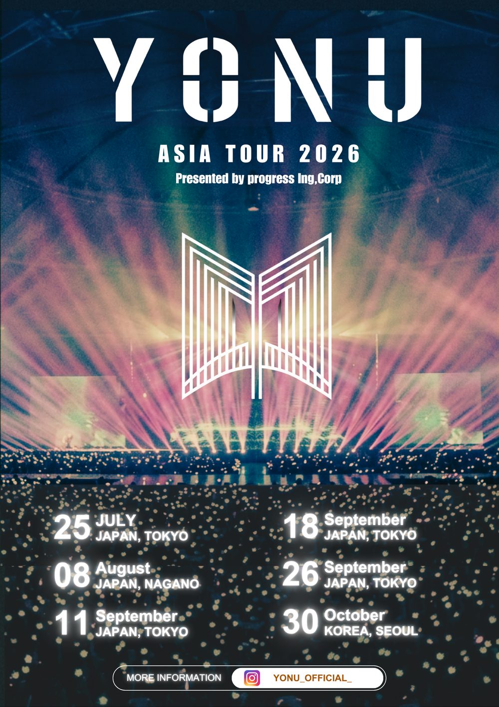 YONU Asia Tour poster